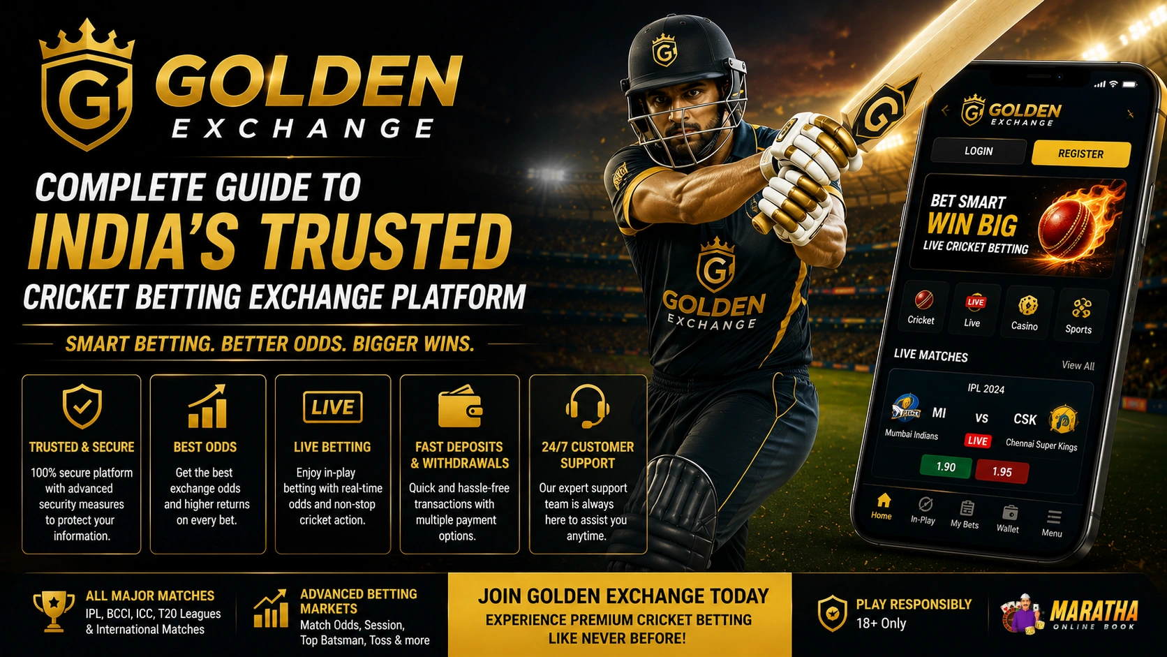 Golden Exchange – Complete Guide to Cricket Betting Exchange ID in India